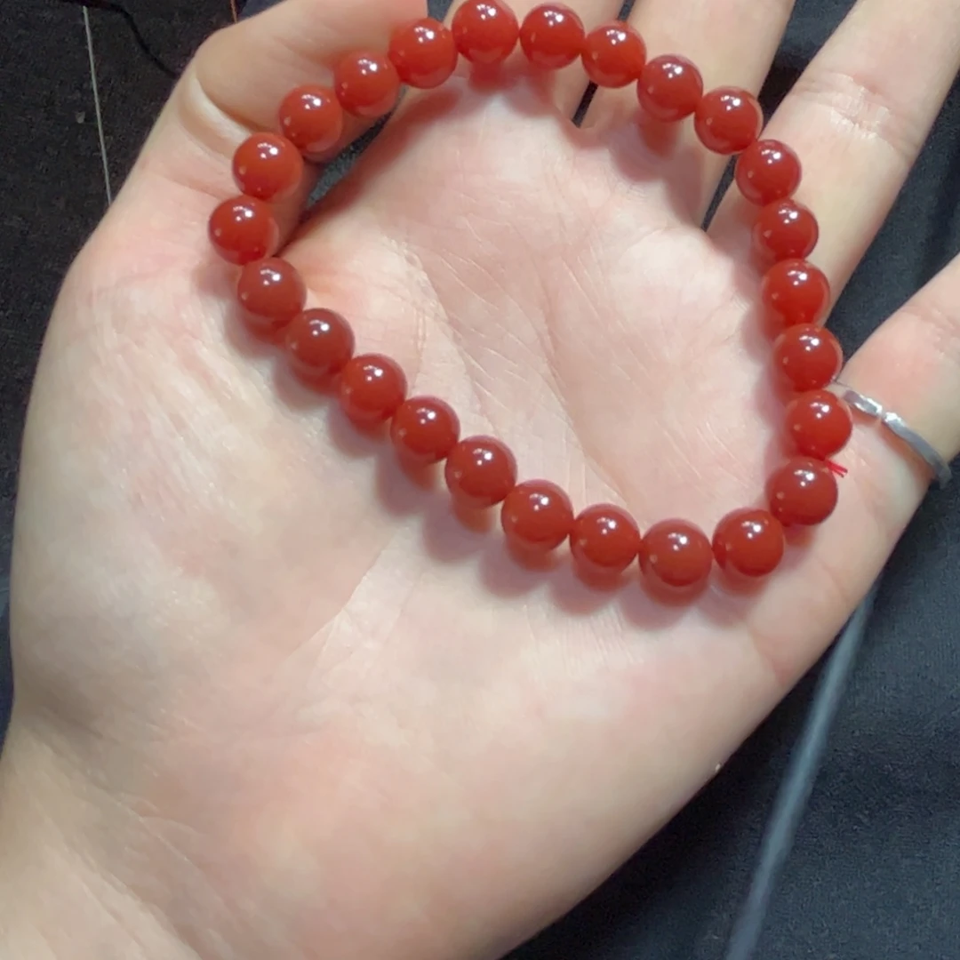 温***4手链未镶嵌南红玛瑙