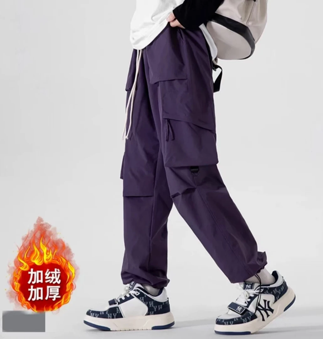 【达人专属】冬季加绒时尚潮流防水冲锋休闲裤861