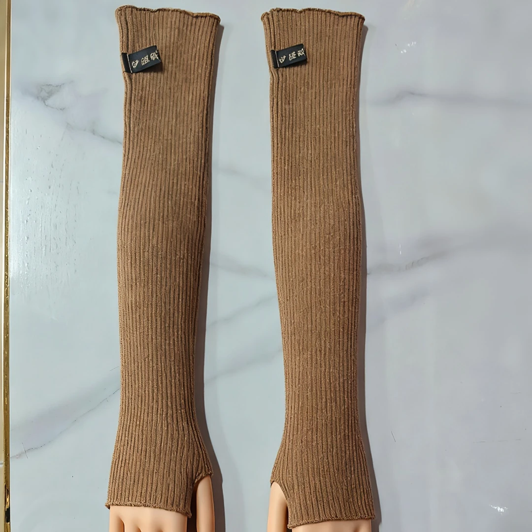 ORKAX沙漠绒骆驼绒护袖男女同用针织长款秋冬新疆包邮