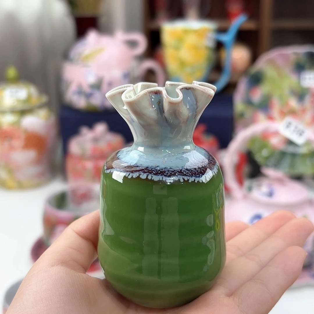 景德镇手绘高温釉下彩陶瓷茶具