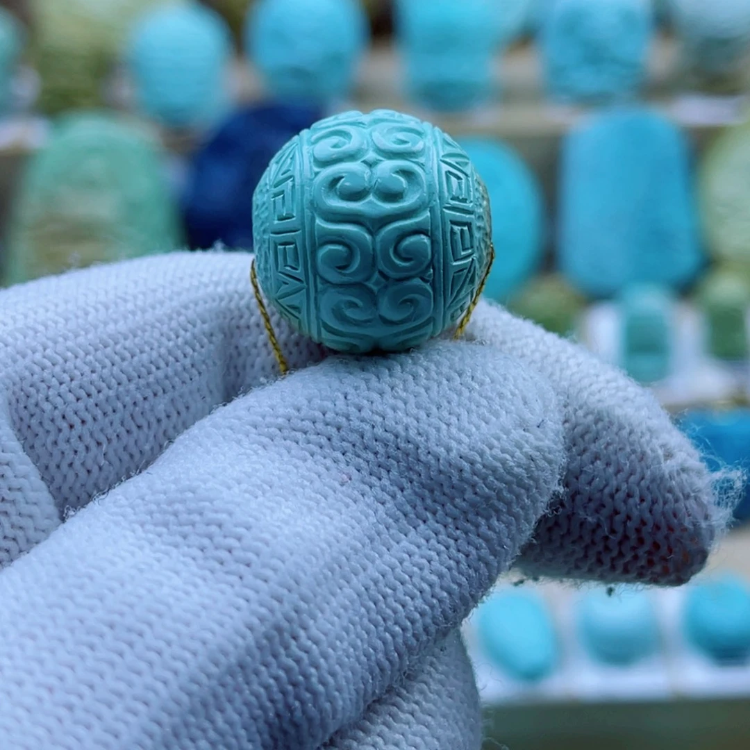 绿松石未镶嵌珠宝奇石15mm