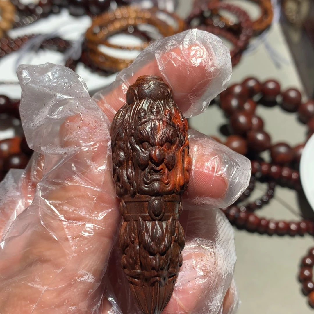 小叶紫檀手串/手链雕刻挂件