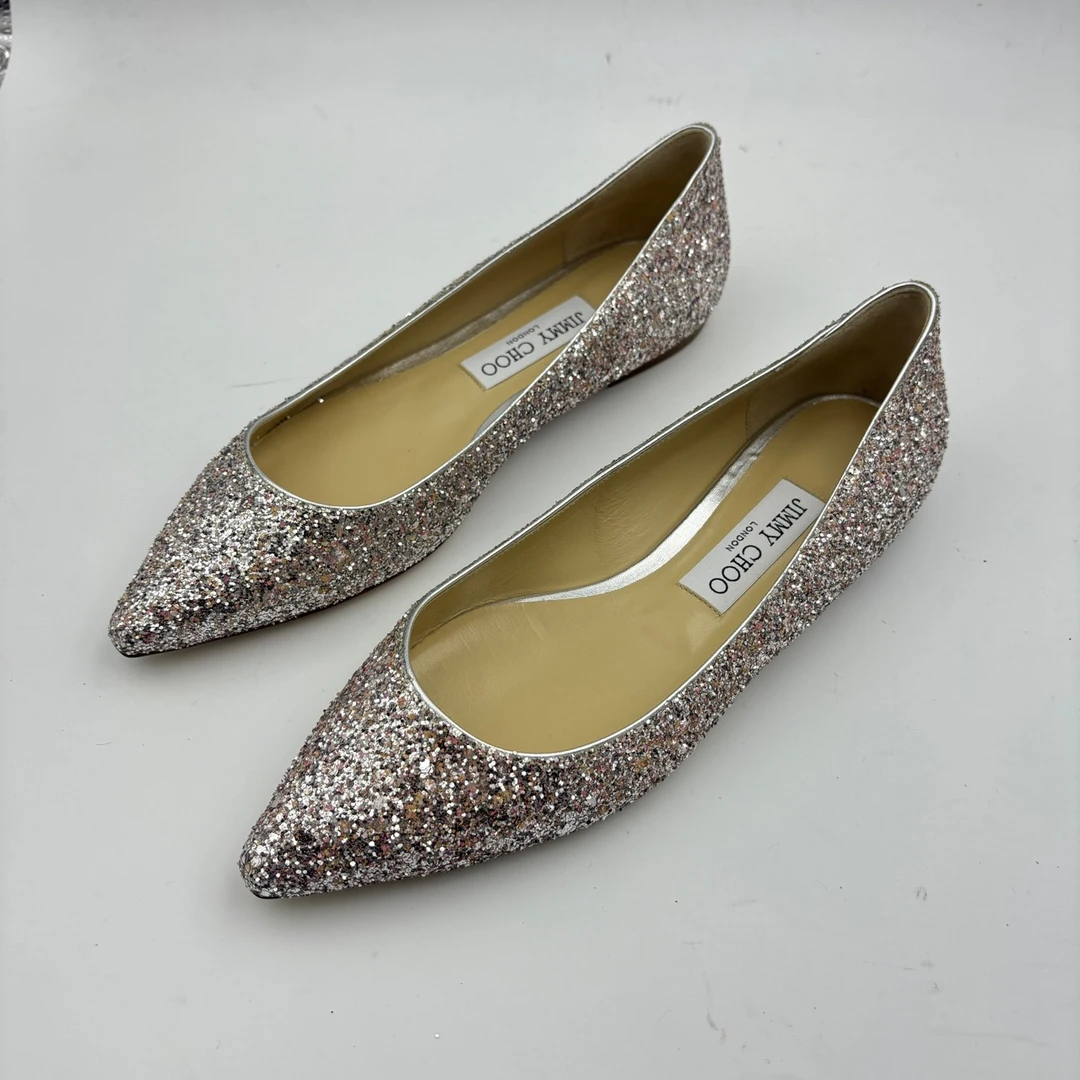 全新未使用 JIMMY CHOO/吉米周 38/鞋盒防尘袋
