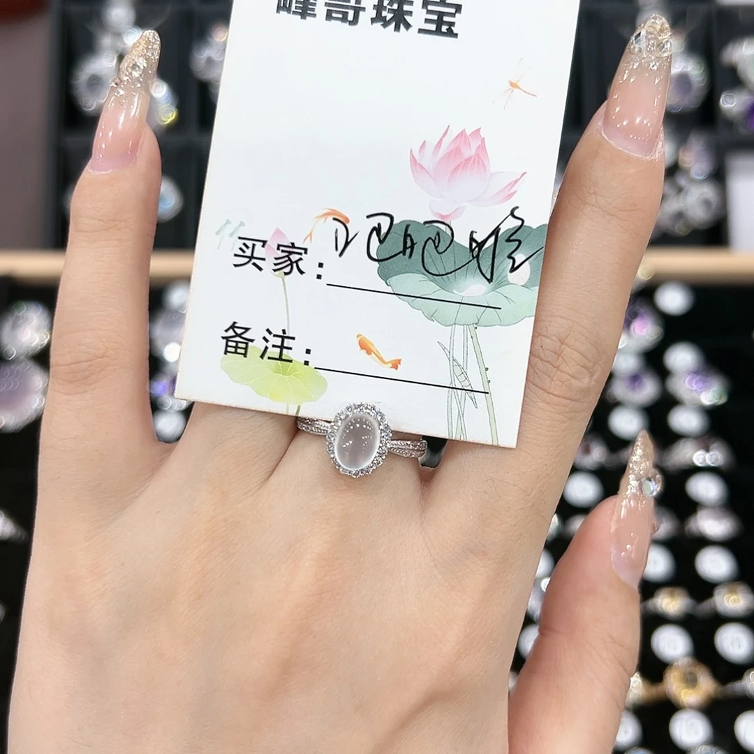 紫晶戒指银S925镶嵌吧****戒指