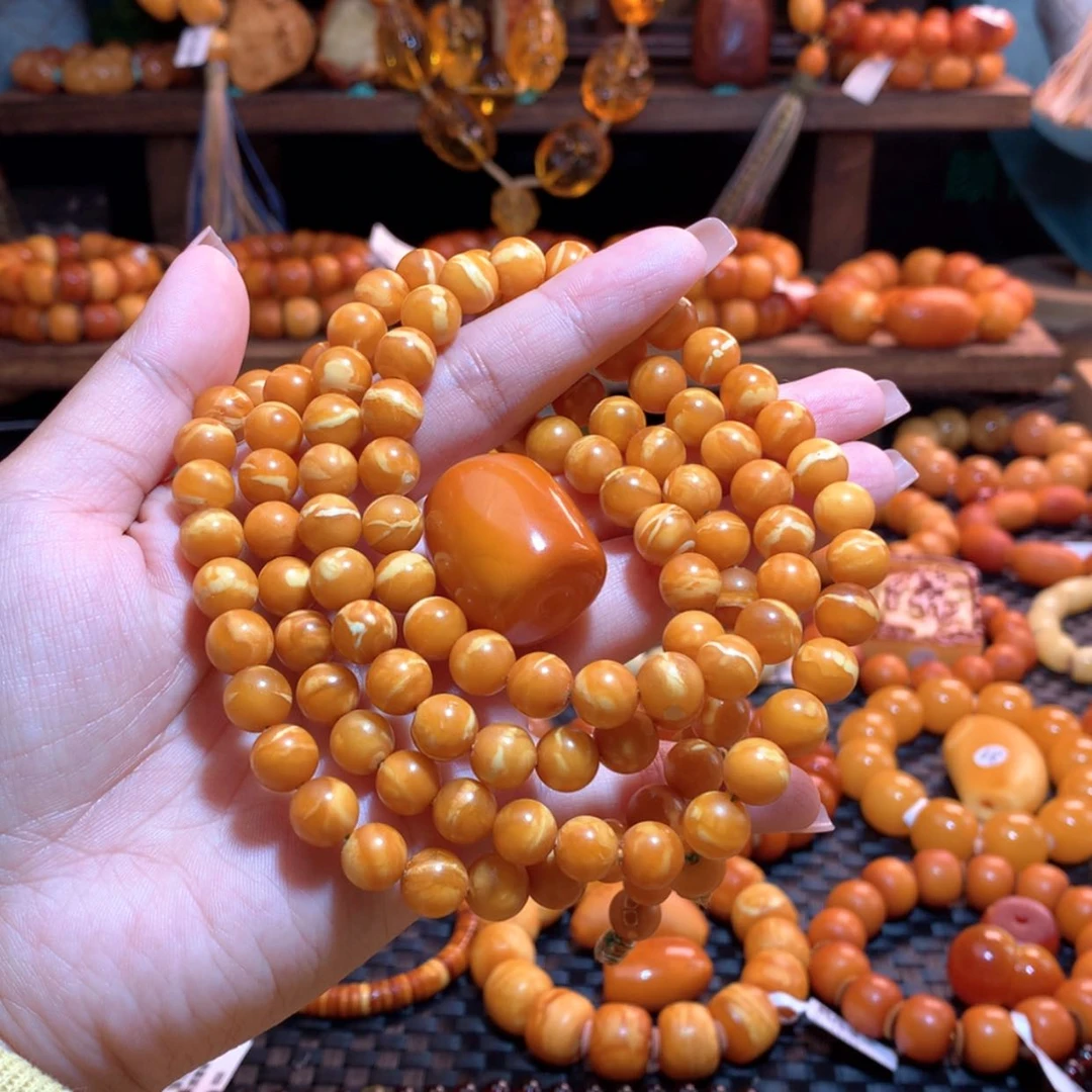 【闪购商品】手链蜜蜡未镶嵌欢*蜜蜡手链定制