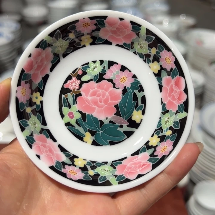 醴陵高温瓷10厘米满绘