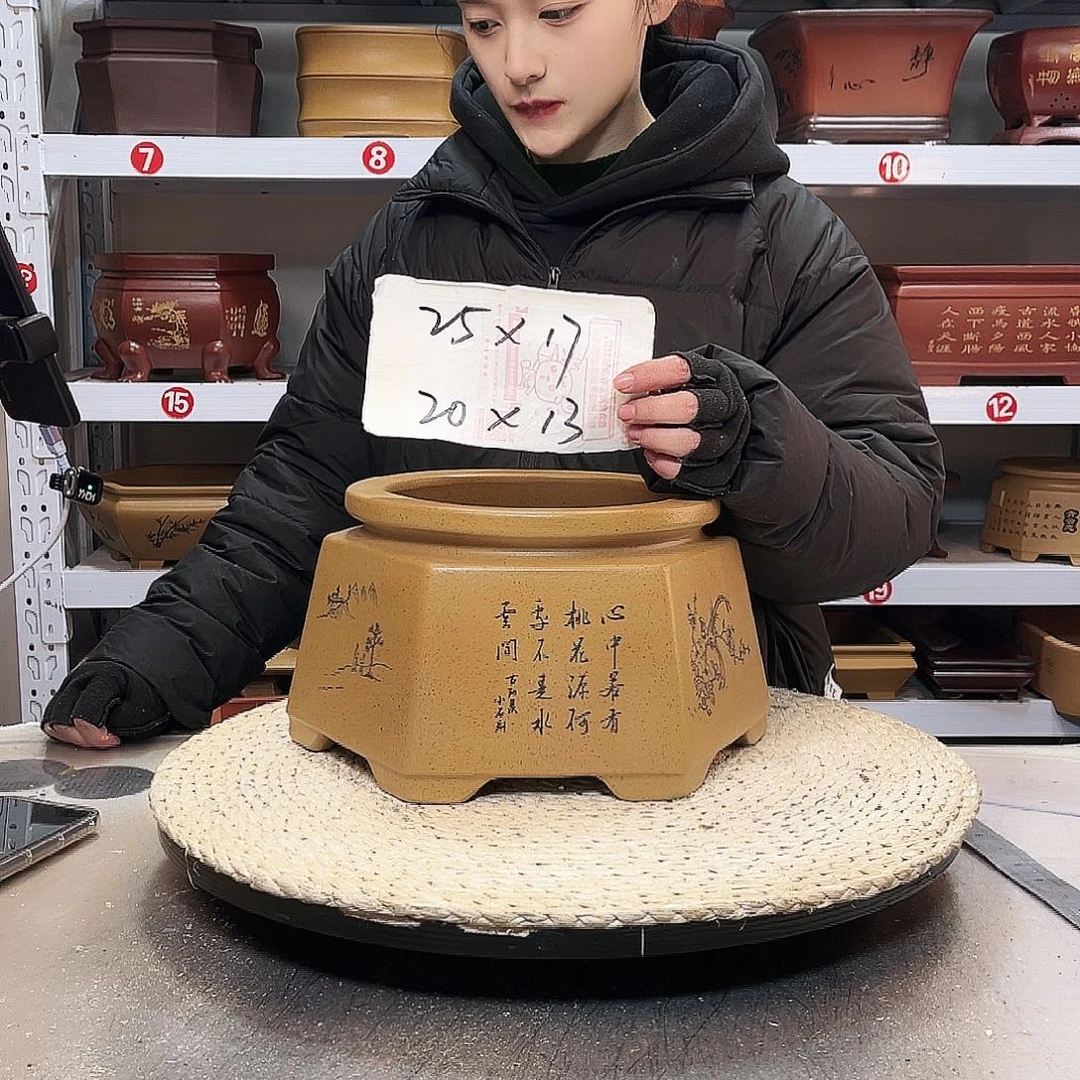 花盆紫砂紫砂花盆