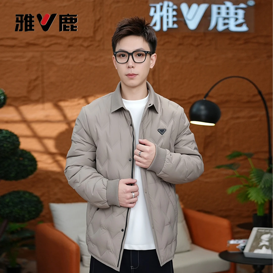 2025秋冬新款休闲时尚男女同款鹅绒羽绒服Y2507B06330