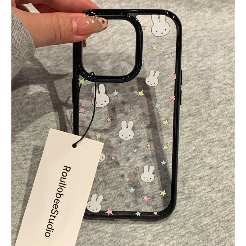欧克里里米菲兔星星适用苹果16/15promax亚克力手机壳iPhone14131