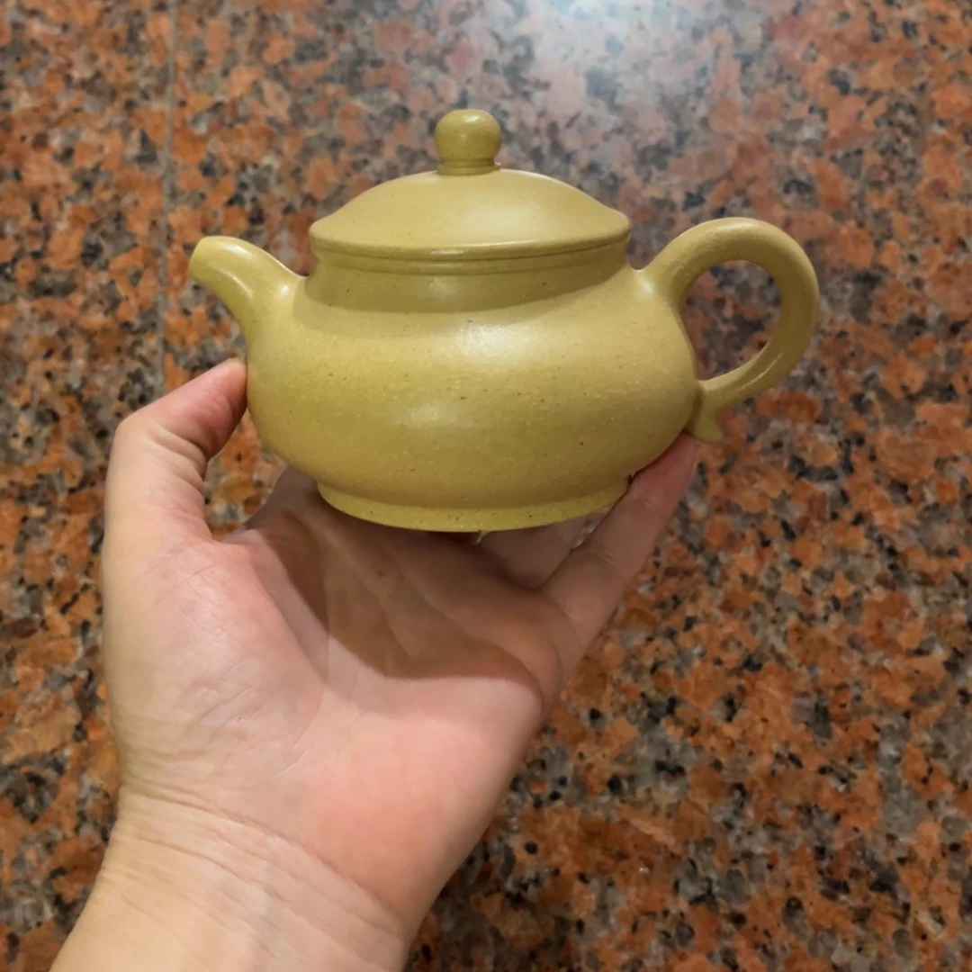 茶壶紫砂原矿本绿220毫升