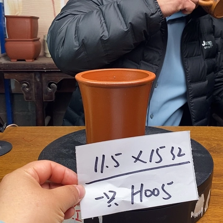 紫砂花盆货号一只H005