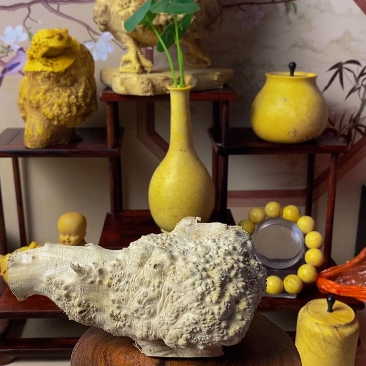 m***a黄杨木等多种材料