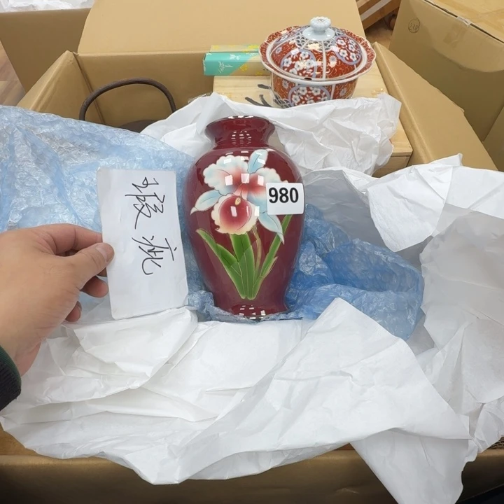 瓷片工艺品摆件瓷器摆件正能量