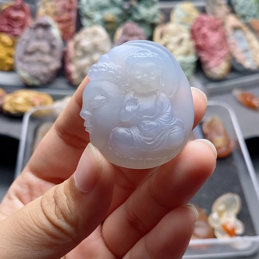 【闪购商品】吊坠未镶嵌定制玛瑙