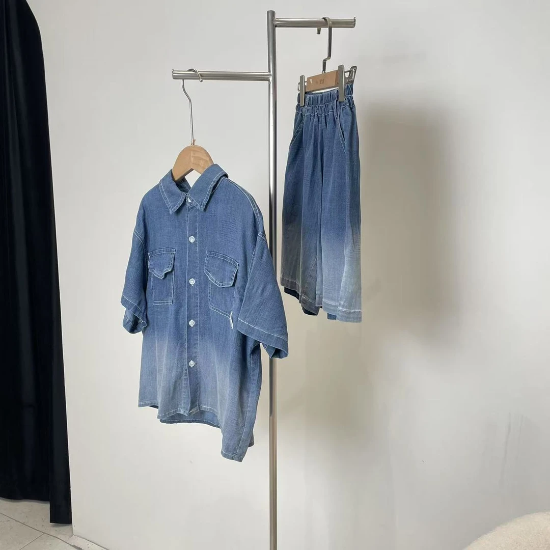 新款休闲套装蓝色 1550