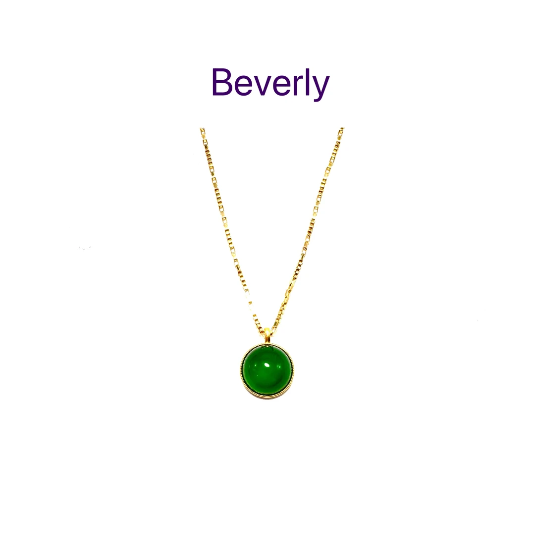 铜合金项链 【云辞竹林】Beverly 设计级定制百搭项链~XM273