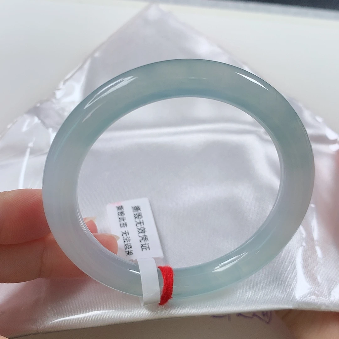 未镶嵌手镯（圆镯）翡翠高货瑕疵漏漏镯小钢炮起荧光②①④