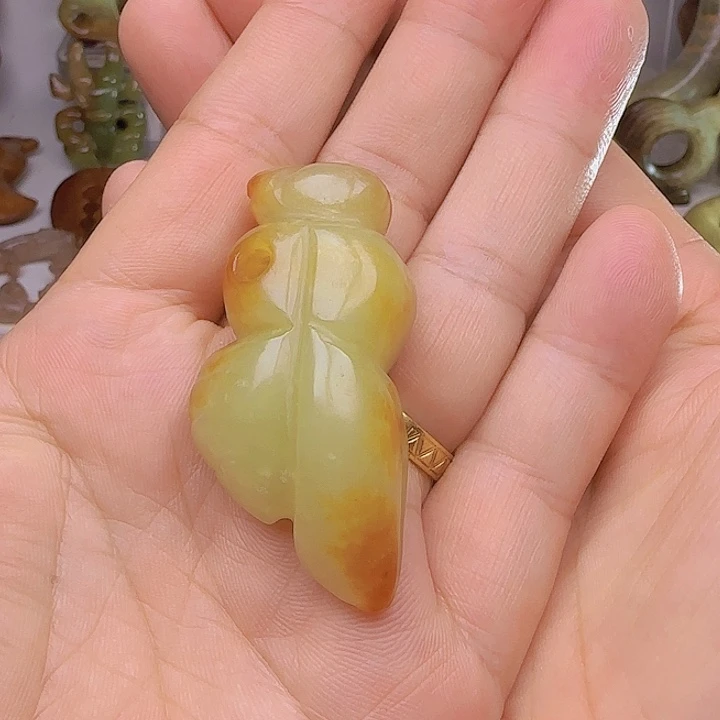 和田玉未镶嵌吊坠(不含链)