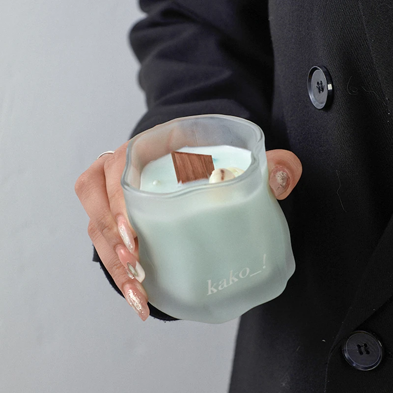 极光|ins香薰蜡烛便携小众伴手礼卧室氛围感木质香氛女生生日礼物