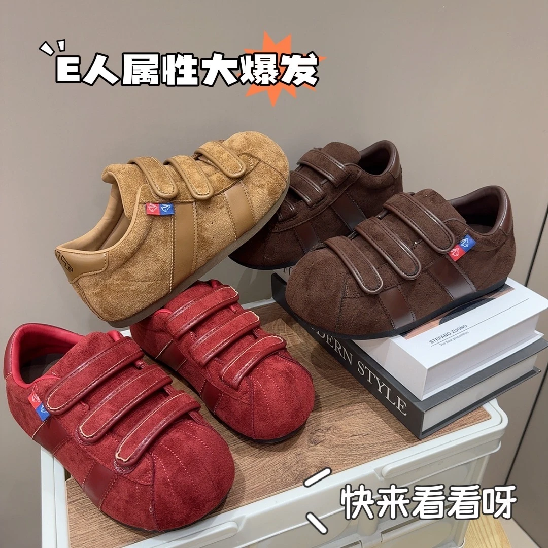 “泡泡玛丽”贝壳鞋时尚百搭软底复古舒适休闲鞋韩版内增高板鞋