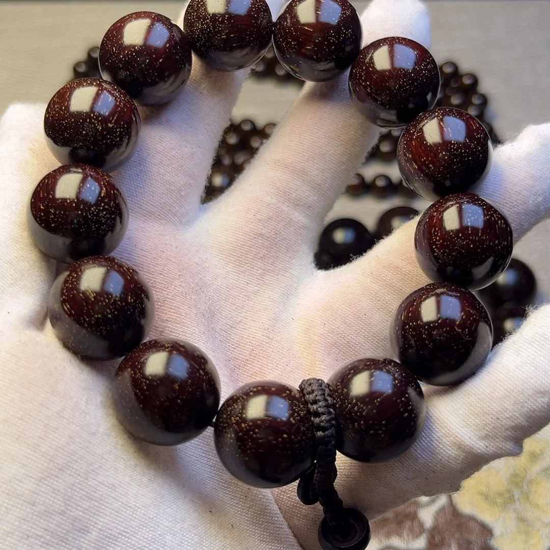 檀香紫檀（小叶紫檀）1.8 13颗满天星