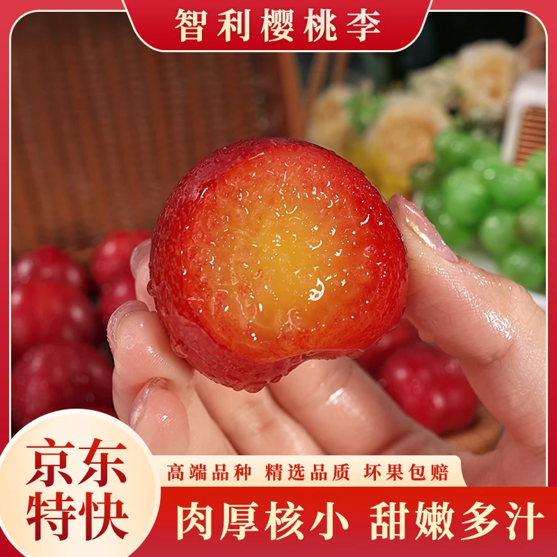 【京东】智利樱桃李新鲜水果进口3J大果当季李子甜嫩多汁精选1斤起