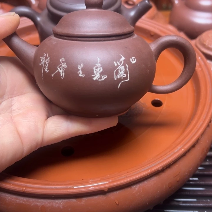 紫砂茶壶宜兴原矿紫泥
