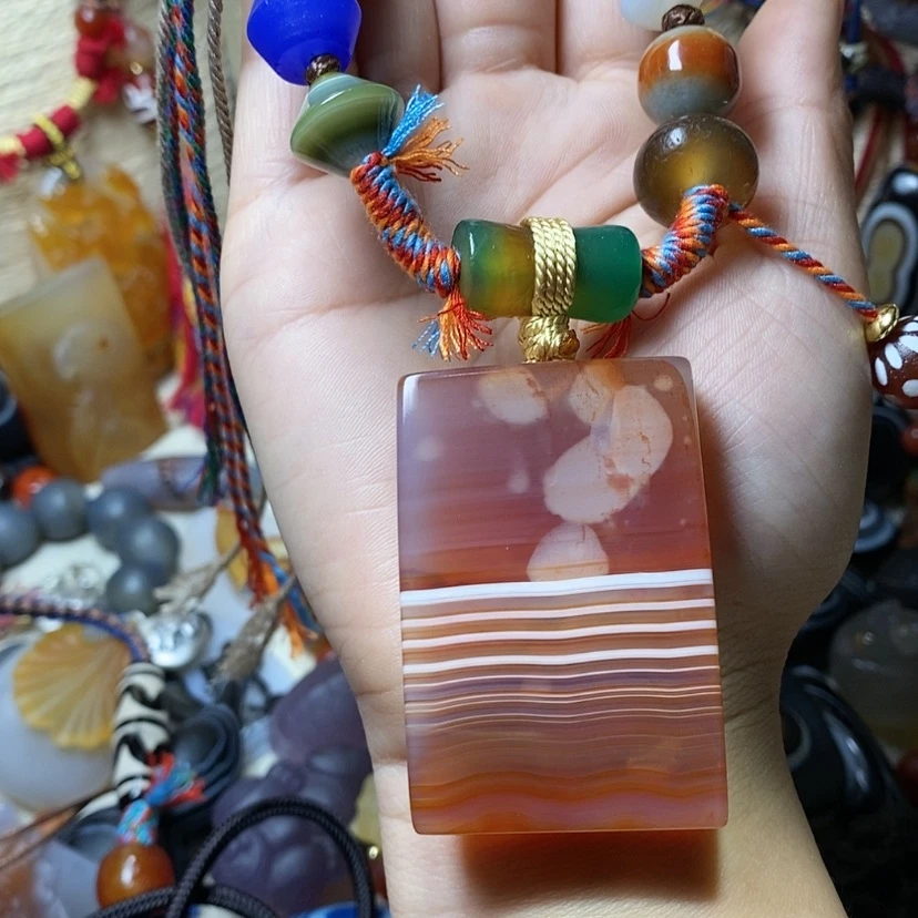 【闪购商品】玛瑙/玉髓颈饰未镶嵌李*菜