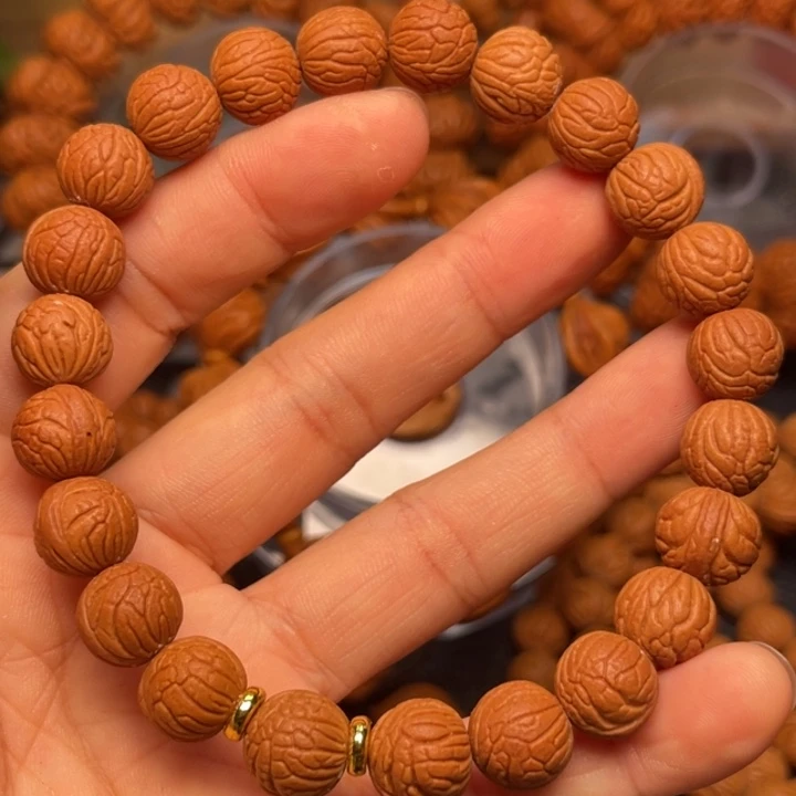 桃核手串龙纹桃核30