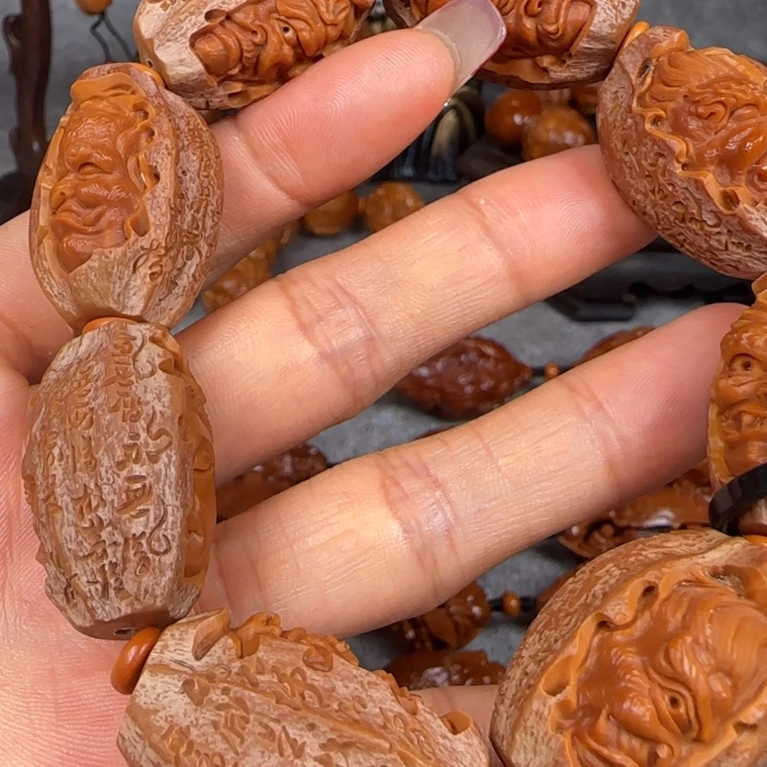 橄榄核吊坠水晶核佛魔一念