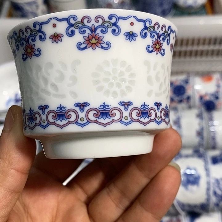 陶摆件景德镇陶瓷主人杯22333