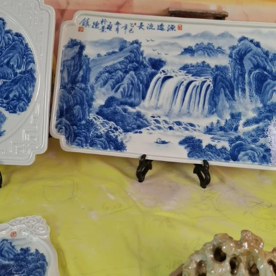 景德镇釉下彩手绘青花