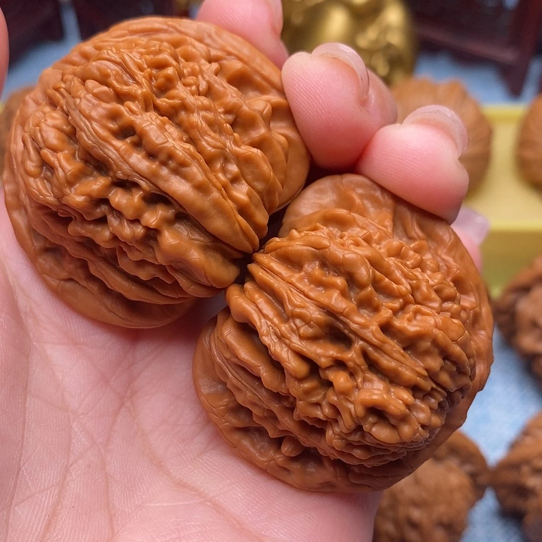 把件文玩核桃42.9全品绝配汉高楼