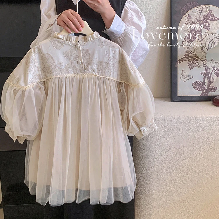 【MyGirl我的女孩】女童连衣裙新款儿童生日礼服裙子女宝宝公主D666
