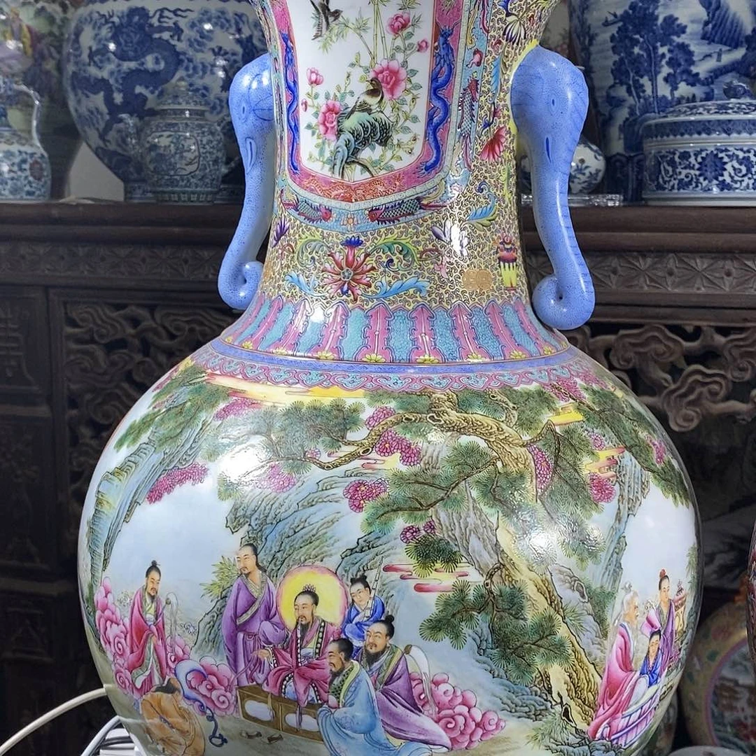 其他陶手工手绘陶瓷摆件工艺品