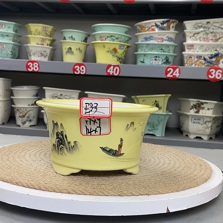 紫砂紫砂花盆3838