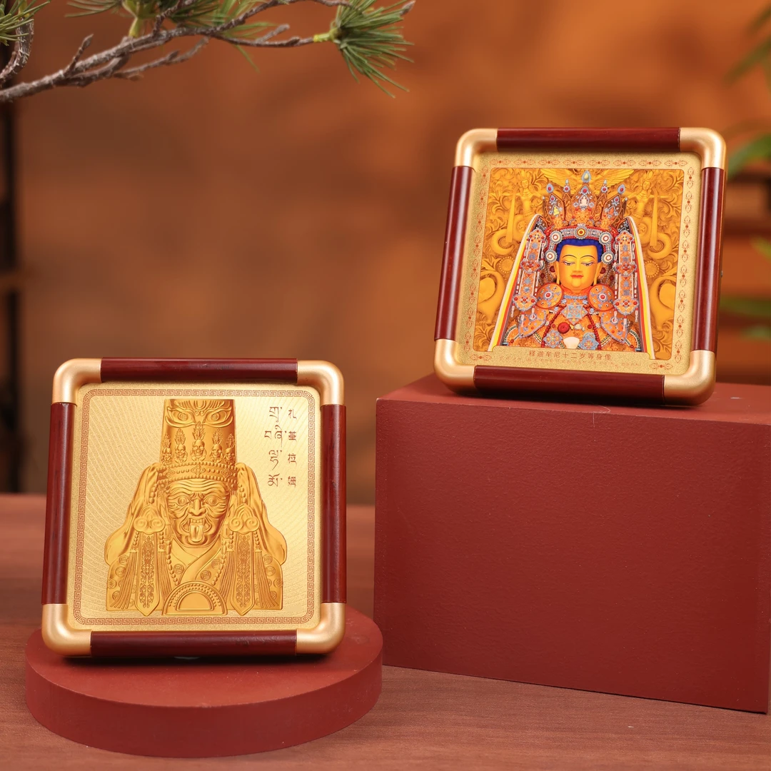 刘备金上添花 守护小画桌面摆件