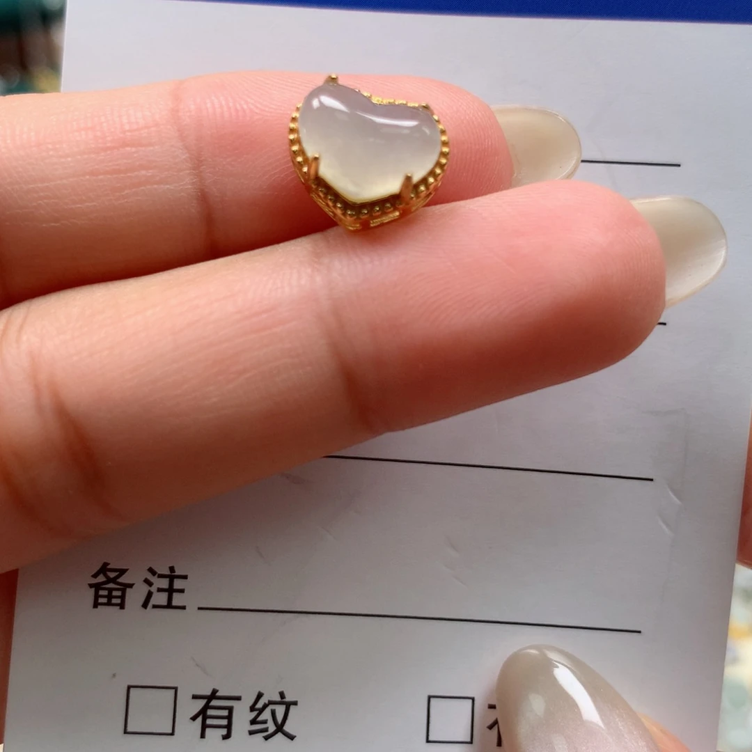 颈饰银S925镶嵌翡翠