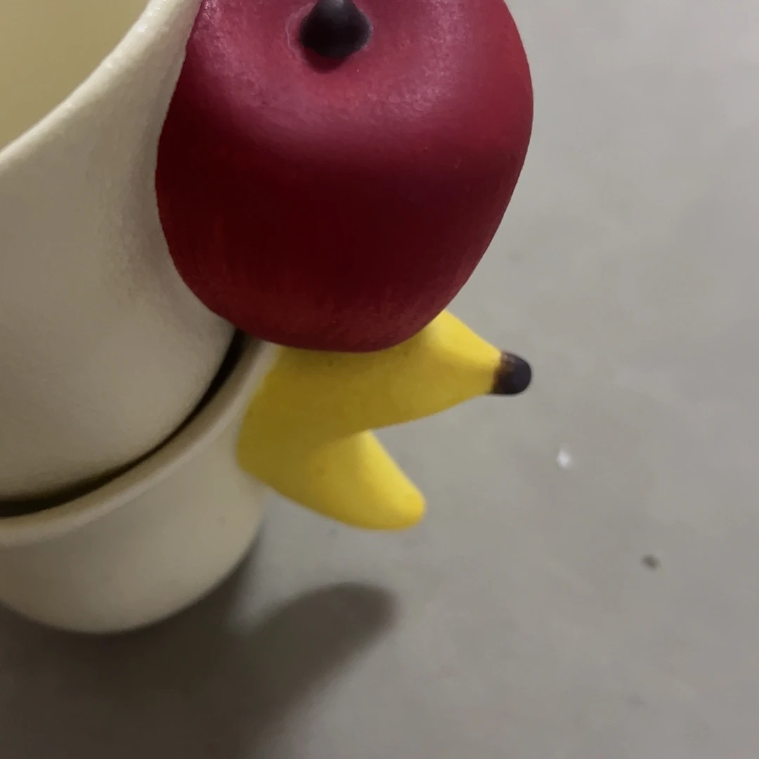 搪瓷正品香蕉苹果杯一对