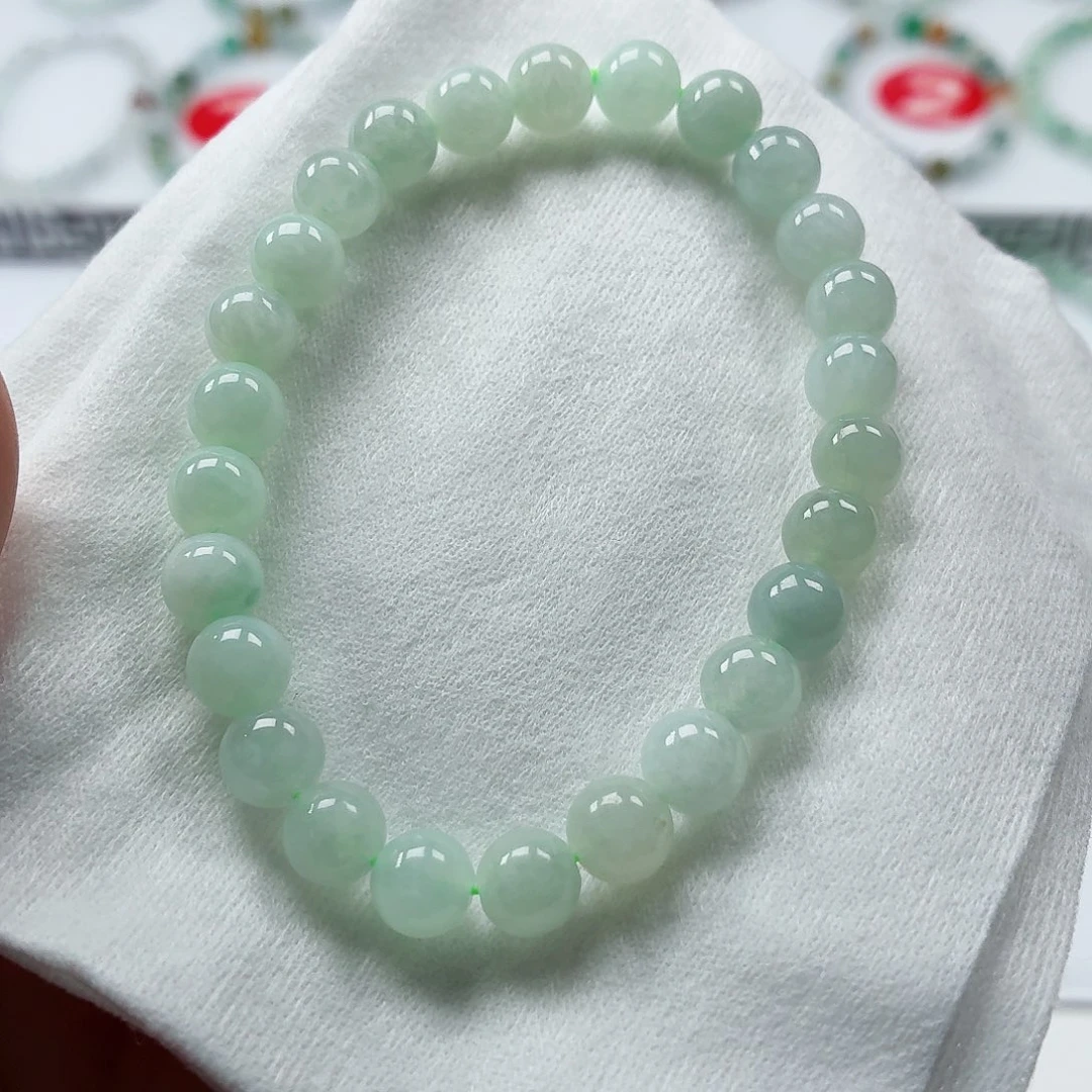 翡翠未镶嵌手链卡7.3（货尾）