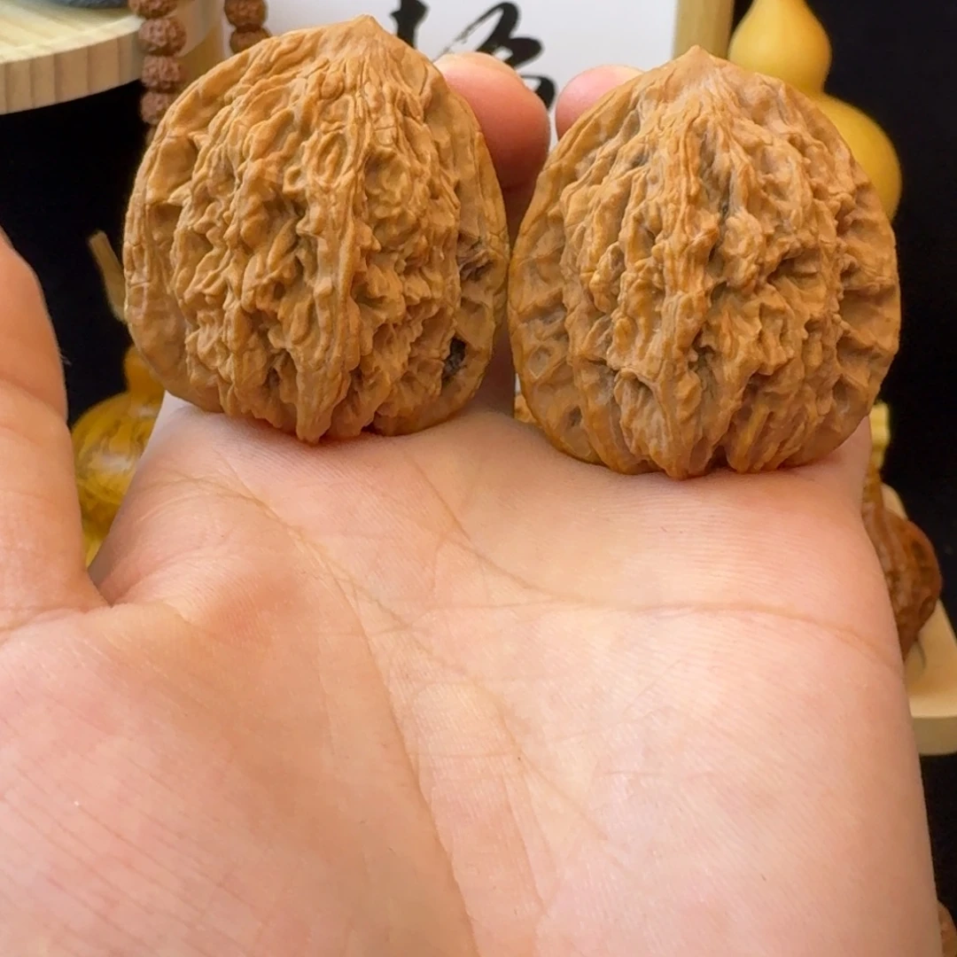 吊坠文玩核桃41全品无修虎头