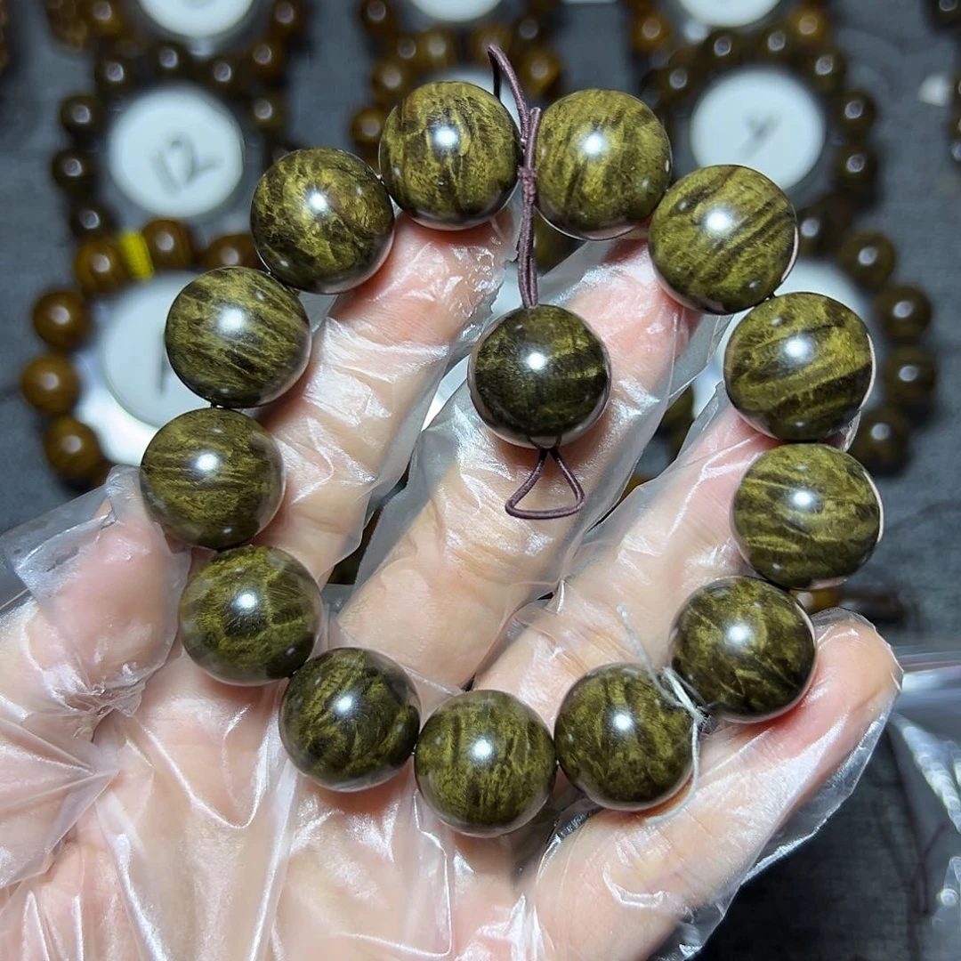 阴沉木手串/手链内***牲阴沉1.8冰裂