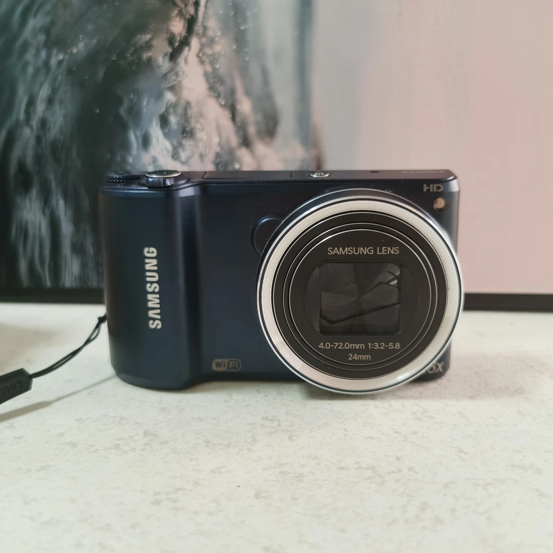 95新 Samsung/三星 wb200f湛蓝色带盒 1600w像素18倍光变No退换