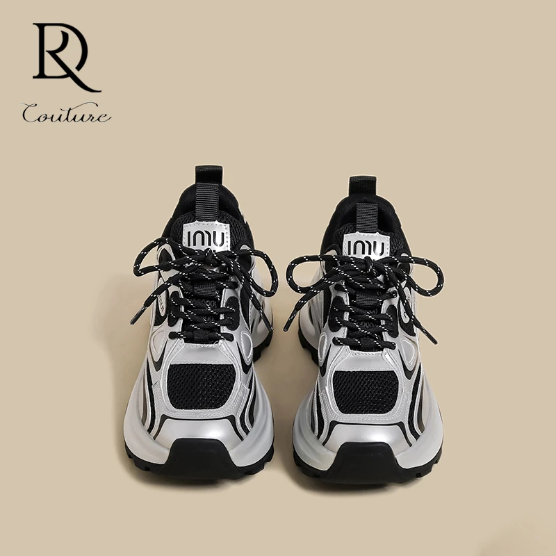 【DR专柜正品】原宿小香风爆款厚底老爹鞋女2025秋季小个子增高运动