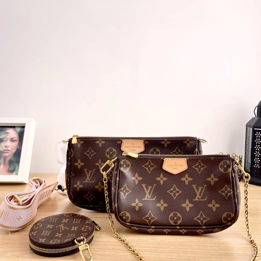 95新 LouisVuitton/路易威登 五合一/单肩包/0535
