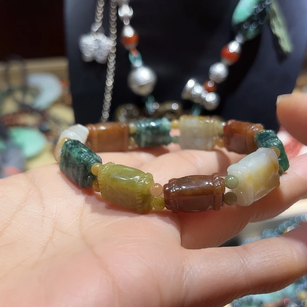 未镶嵌手链翡翠原创