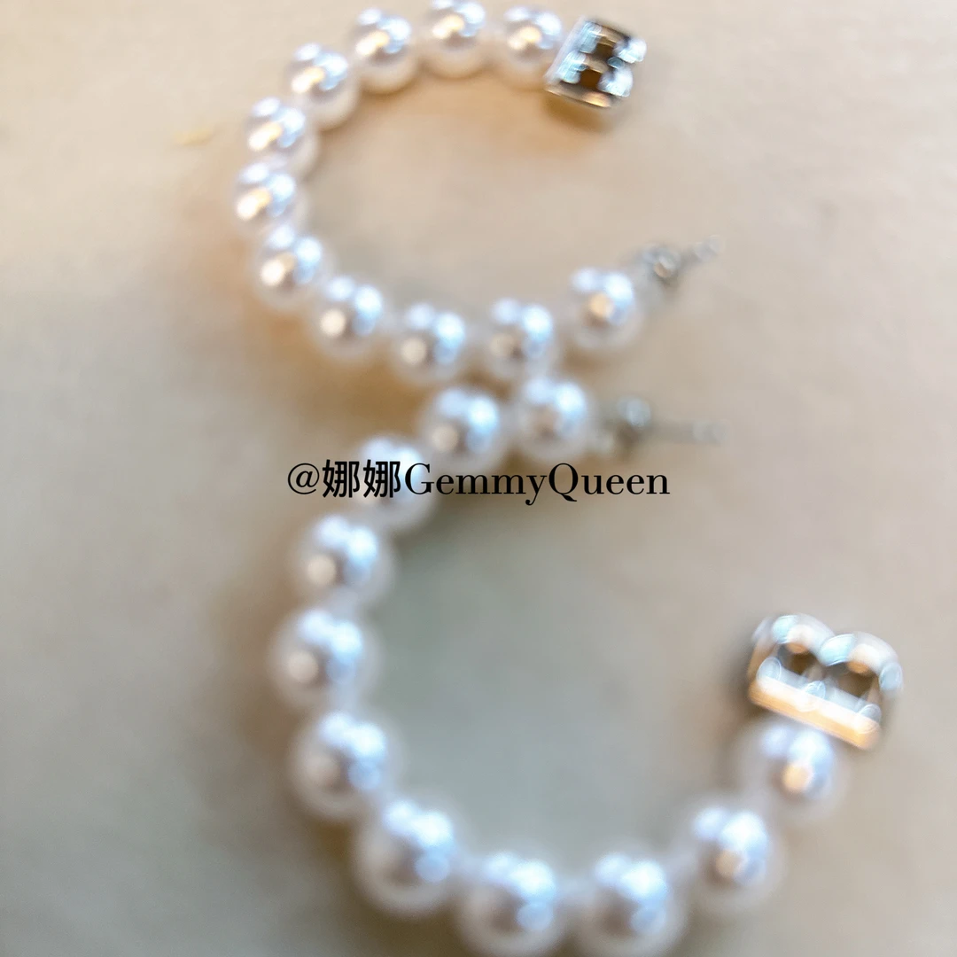 铜合金仿珍珠耳饰 娜娜GemmyQueen耳环GQ08787