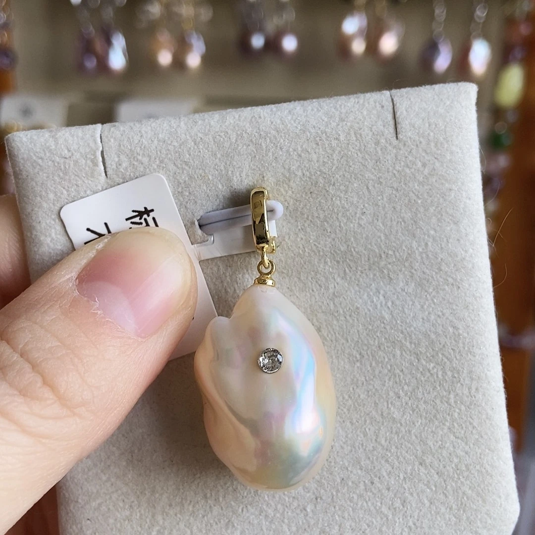 淡水珍珠合金吊坠(不含链)特价1688