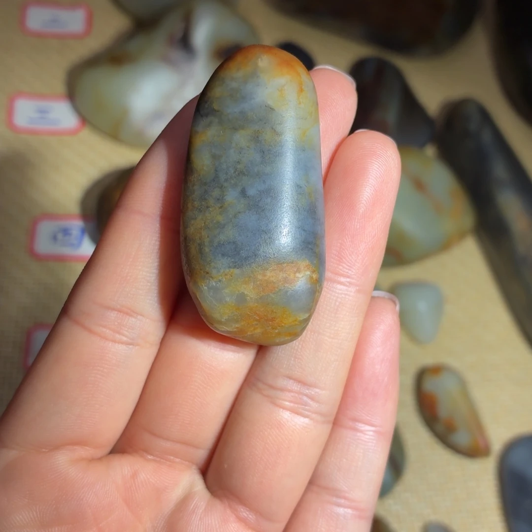 和田玉未镶嵌挂件35g