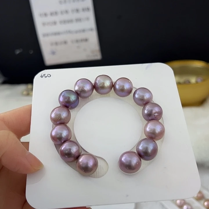 手绳银S925镶嵌淡水珍珠